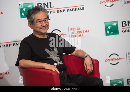 Go Nagai assiste au photocall lors du Cine Fest de Rome 12th, Rome, Italie, le 28 octobre 2017. (Photo de Giuseppe Maffia/NurPhoto) Banque D'Images