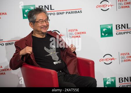 Go Nagai assiste au photocall lors du Cine Fest de Rome 12th, Rome, Italie, le 28 octobre 2017. (Photo de Giuseppe Maffia/NurPhoto) Banque D'Images