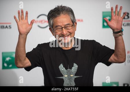 Go Nagai assiste au photocall lors du Cine Fest de Rome 12th, Rome, Italie, le 28 octobre 2017. (Photo de Giuseppe Maffia/NurPhoto) Banque D'Images