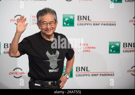 Go Nagai assiste au photocall lors du Cine Fest de Rome 12th, Rome, Italie, le 28 octobre 2017. (Photo de Giuseppe Maffia/NurPhoto) Banque D'Images