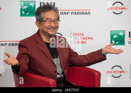 Go Nagai assiste au photocall lors du Cine Fest de Rome 12th, Rome, Italie, le 28 octobre 2017. (Photo de Giuseppe Maffia/NurPhoto) Banque D'Images