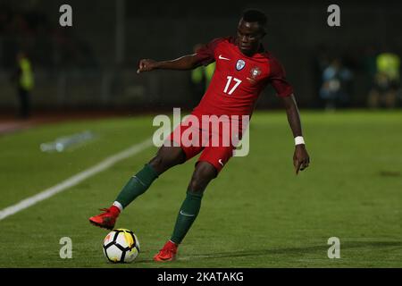 Le Portugal avance Bruma pendant le match entre le Portugal et l'Arabie saoudite International friendly à Estadio do Fontelo sur 10 novembre 2017 à Lisbonne, Portugal. (Photo de Bruno Barros / DPI / NurPhoto) Banque D'Images