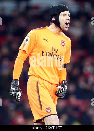 Arsenal's Petr Cech lors du match de la Premier League entre Arsenal et Huddersfield Town au stade Emirates, Londres, Angleterre, le 29 novembre 2017. (Photo de Kieran Galvin/NurPhoto) Banque D'Images