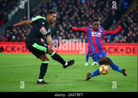 Jordon IBE de Bournemouth lors du match de la première Ligue entre Crystal Palace et AFC Bournemouth au Selhurst Park Stadium, Londres, Angleterre 09 décembre 2017. (Photo de Kieran Galvin/NurPhoto) Banque D'Images