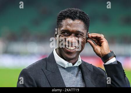 Milan, Italie. 02nd novembre 2022. Clarence Seedorf lors de l'UEFA Champions League 2022/23 Group Stage - match de football du groupe E entre l'AC Milan et le FC Red Bull Salzburg au stade Giuseppe Meazza. Score final; Milan 4 - 0 Salzburg Credit: SOPA Images Limited/Alay Live News Banque D'Images