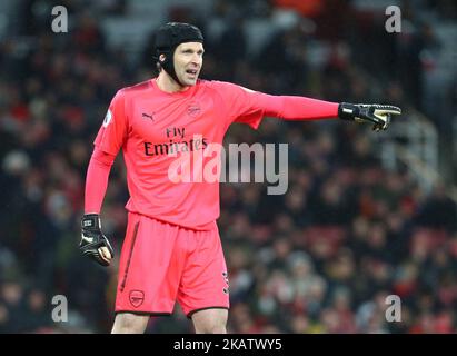 Petr Cech d'Arsenal lors du match de la première ligue entre Arsenal et Newcastle United aux Émirats de Londres, Royaume-Uni sur 16 décembre 2017. (Photo de Kieran Galvin/NurPhoto) Banque D'Images