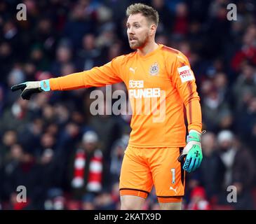 Rob Elliot, de Newcastle United, lors du match entre Arsenal et Newcastle United au stade Emirates de Londres, au Royaume-Uni, sur 16 décembre 2017. (Photo de Kieran Galvin/NurPhoto) Banque D'Images