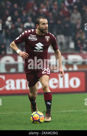 Le défenseur de Turin Lorenzo de Silvestri (29) en action pendant la série Un match de football n.20 TURIN - BOLOGNE sur 6 janvier 2018 au Stadio Olimpico Grande Turin à Turin, Italie. (Photo de Matteo Bottanelli/NurPhoto) Banque D'Images