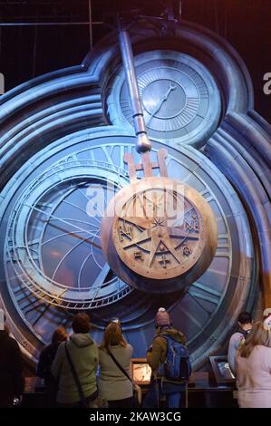 Decors et props Harry potter au studio Harry Potter de Warner Bros à Watford, Londres, Royaume-Uni, le 9 janvier 2018. (Photo de Julien Mattia/NurPhoto) Banque D'Images