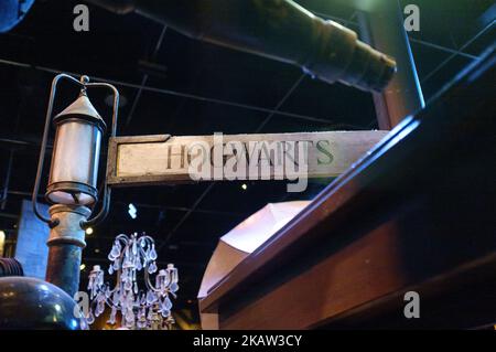 Decors et props Harry potter au studio Harry Potter de Warner Bros à Watford, Londres, Royaume-Uni, le 9 janvier 2018. (Photo de Julien Mattia/NurPhoto) Banque D'Images