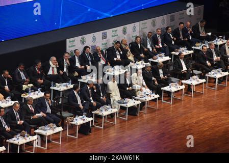 Le Sommet mondial des affaires du Bengale sur 16 janvier 2018 à Kolkata, Inde. (Photo de Debajyoti Chakraborty/NurPhoto) Banque D'Images