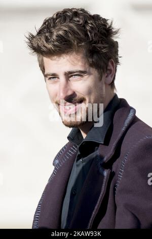 Peter Sagan, champion du monde de cyclisme à trois reprises, assiste à l'audience générale hebdomadaire du Pape François, sur la place Saint-Pierre, au Vatican, le mercredi 24 janvier 2018. (Photo de Massimo Valicchia/NurPhoto) Banque D'Images