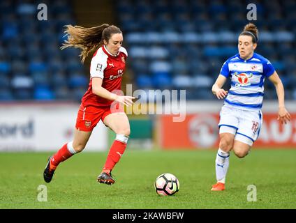 Heather O'Reilly d'Arsenal lors du match de Super League 1 féminin entre Reading FC Women Against Arsenal au Wycombe Wanderers FC à Londres, Royaume-Uni sur 28 janvier 2018.(photo de Kieran Galvin/NurPhoto) Banque D'Images