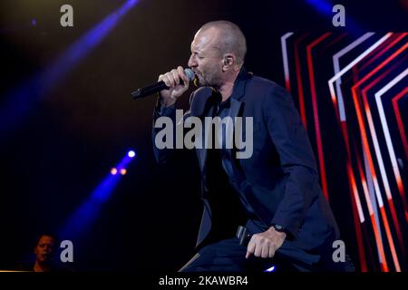 L'auteur-compositeur et chanteur italien Biagio Antonacci en concert au Kioene Arena de Padoue, en Italie, sur 26 janvier 2018. (Photo de Mimmo Lamacchia/NurPhoto) Banque D'Images