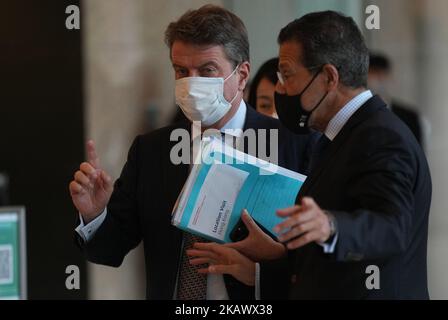 Colm Kelleher, président d'UBS, l'un des participants au Global Financial leaderss' Investment Summit, assiste à une réunion à huis clos au bureau de l'Autorité monétaire de Hong Kong (HKMA) dans Central. 01NOV22 SCMP / Sam Tsang Banque D'Images