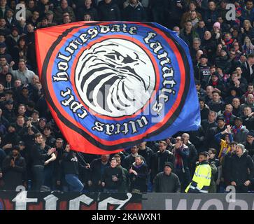 Crystal Palace Banner lors du match de la Premiership League entre Crystal Palace et Manchester United au Selhurst Park Stadium de Londres, Angleterre, le 05 mars 2018. (Photo de Kieran Galvin/NurPhoto) Banque D'Images