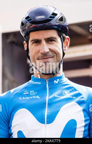 06 SOLER, Marc (ESP) de L'ÉQUIPE MOVISTAR pendant la 98th Volta Ciclista a Catalunya 2018 / étape 1 Calella - Calella de 152,3km pendant le Tour de Catalunya, 19 mars de 2018 à Calella, Espagne. (Photo par Xavier Bonilla/NurPhoto) Banque D'Images