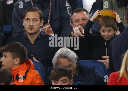 AS Roma v FC Barcelone : quart de finale de la Ligue des champions de l'UEFA 2nd jambe au stade Olimpico à Rome, Italie sur 10 avril 2018. (Photo de Matteo Ciambelli/NurPhoto) Banque D'Images