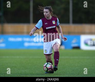 Jodie Hutton d'Aston Villa Ladies FC pendant le match de Super League 2 des femmes FA entre les Lionesses Millwall et le FC Aston Villa Ladies au stade St Paul's Sports Ground à Londres, en Angleterre, sur 18 avril 2018. (Photo de Kieran Galvin/NurPhoto) Banque D'Images