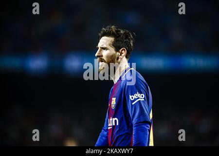 10 Léo Messi de l'Argentine du FC Barcelone pendant le match de football de la Liga entre le FC Barcelone et Villarreal CF au Camp Nou Stadium en Espagne sur 9 mai de 2018. (Photo par Xavier Bonilla/NurPhoto) Banque D'Images