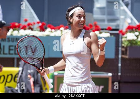 Français Caroline Garcia pendant Mutua Madrid Open 2018 à Caja Magica à Madrid, Espagne. 10 mai 2018. (Photo de COOLMedia/NurPhoto) Banque D'Images