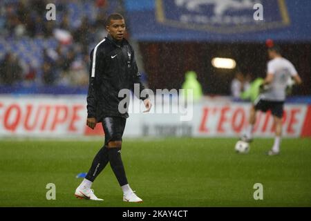 Kylian Mbappe de France lors du match international amical entre la France et la République d'Irlande au Stade de France sur 28 mai 2018 à Saint-Denis près de Paris, France. (Photo de Mehdi Taamallah/NurPhoto) Banque D'Images