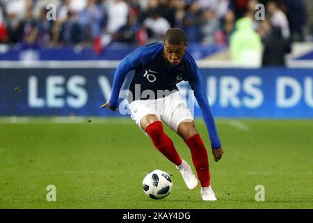 Kylian Mbappe de France lors du match international amical entre la France et la République d'Irlande au Stade de France sur 28 mai 2018 à Saint-Denis près de Paris, France. (Photo de Mehdi Taamallah/NurPhoto) Banque D'Images