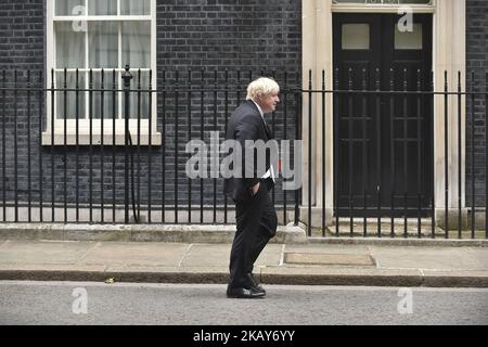 Le secrétaire aux Affaires étrangères Boris Johnson est photographié à Downing Street sur 5 juin 2018, à Londres, en Angleterre. (Photo par Alberto Pezzali/NurPhoto) Banque D'Images