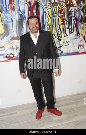 L'artiste Domingo Zapata lors de l'inauguration de l'exposition SOURIRE par Domingo Zapata et Alejandro Sanz à Madrid, Espagne, 13 juin 2018. (Photo par Oscar Gonzalez/NurPhoto) Banque D'Images