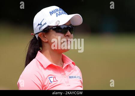 SEI Young Kim de Séoul, République de Corée part du tee 8th lors de la deuxième partie du tournoi de golf Meijer LPGA Classic au Blythefield Country Club à Belmont, MI, USA Friday, 15 juin 2018. (Photo par Amy Lemus/NurPhoto) Banque D'Images