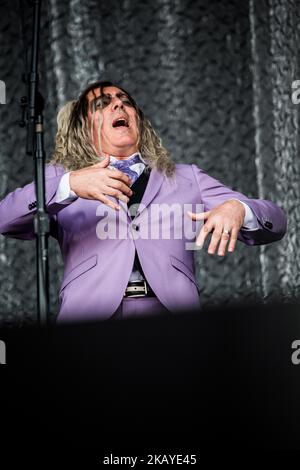 Maynard James Keenan d'Un cercle parfait, en direct au Pinkpop Festival 2018 à Landgraaf, pays-Bas, le 16 juin 2018. (Photo de Roberto Finizio/NurPhoto) Banque D'Images