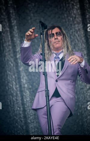 Maynard James Keenan d'Un cercle parfait, en direct au Pinkpop Festival 2018 à Landgraaf, pays-Bas, le 16 juin 2018. (Photo de Roberto Finizio/NurPhoto) Banque D'Images