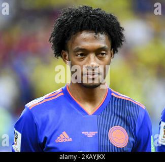 Juan Cuadrado de Colombie lors du match H de la coupe du monde de la FIFA 2018 entre la Pologne et la Colombie à Kazan Arena à Kazan, Russie sur 24 juin 2018 (photo par Andrew Surma/NurPhoto) Banque D'Images