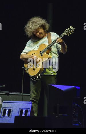 Le guitariste américain de jazz Pat Metheny en concert pendant le festival Botanical Nights sur 2 juillet 2018 à Madrid, Espagne (photo d'Oscar Gonzalez/NurPhoto) Banque D'Images