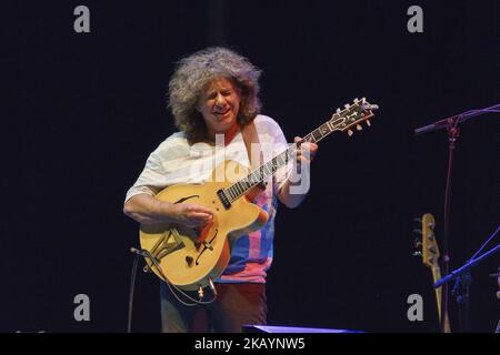 Le guitariste américain de jazz Pat Metheny en concert pendant le festival Botanical Nights sur 2 juillet 2018 à Madrid, Espagne (photo d'Oscar Gonzalez/NurPhoto) Banque D'Images