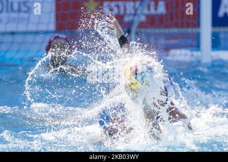 Match entre la Croatie et les pays-Bas correspondant aux championnats européens de water-polo LEN 33rd Barcelone 2018, à Barcelone, Espagne, sur 16 juillet 2018. (Photo par Urbanandsport/NurPhoto) Banque D'Images