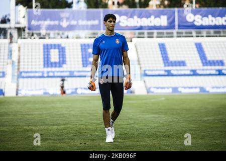 13 Yassine Bounou Bono du Maroc de Girona FC pendant le match amical contre le ce Sabadell de la saison 2018/2019 de la Liga dans le stade de la Nova Creu Alta, Sabadell le 02 août 2018. (Photo par Xavier Bonilla/NurPhoto) Banque D'Images