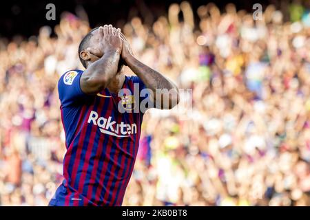 Malcom de Barcelone lors du match de trophée Joan Gamper entre le FC Barcelone et Boca Juniors au stade Camp Nou à Barcelone, Catalogne, Espagne sur 15 août 2018 (photo de Miquel Llop/NurPhoto) Banque D'Images