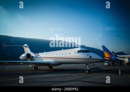 Aéroport français de jet privé et Chambrey Banque D'Images