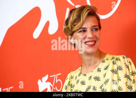 Céline Sallette participe à la photocall 'One Nation One King (un Peuple et son Roi)' lors du Festival du film de Venise de 75th sur 7 septembre 2018 à Venise, en Italie. (Photo de Matteo Chinellato/NurPhoto) Banque D'Images