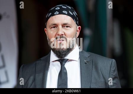 Ricardo Castella s'occupe du tapis orange du nouveau programme comique #0 pendant FestVal à Vitoria, Espagne. 06 septembre 2018.(photo de BorjaB.Hojas/COOLMedia/NurPhoto) Banque D'Images