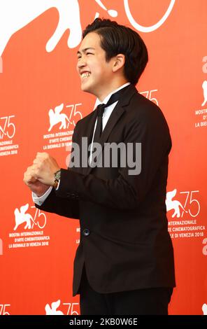 Ryusei Maeda assiste à la photocall 'Zan (meurtre)' lors du Festival du film de Venise 75th sur 7 septembre 2018 à Venise, en Italie. (Photo de Matteo Chinellato/NurPhoto) Banque D'Images