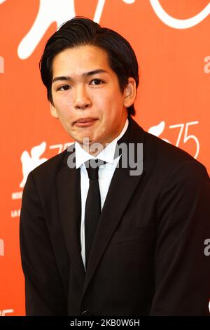 Ryusei Maeda assiste à la photocall 'Zan (meurtre)' lors du Festival du film de Venise 75th sur 7 septembre 2018 à Venise, en Italie. (Photo de Matteo Chinellato/NurPhoto) Banque D'Images