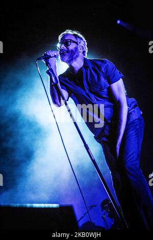 Matt Berninger du groupe de rock américain The National Performing live at Milano Rocks 2018 at Area Expo Experience Rho à Milan, Italie, on 7 septembre 2018. (Photo de Roberto Finizio/NurPhoto) Banque D'Images