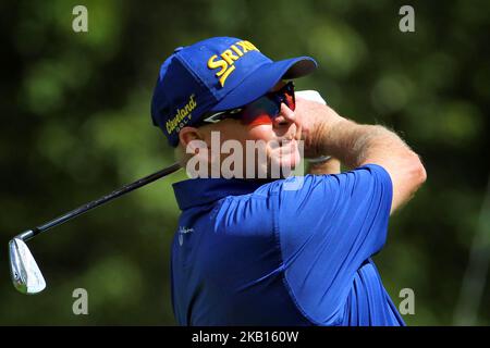 Kent Jones, d'Albuquerque, Nouveau-Mexique, a été le grand joueur de 3rd lors de la dernière partie du tournoi de golf The Ally Challenge présenté par McLaren au Warwick Hills Golf & Country Club à Grand blanc, MI, USA Sunday, 16 septembre 2018. (Photo par Amy Lemus/NurPhoto) Banque D'Images