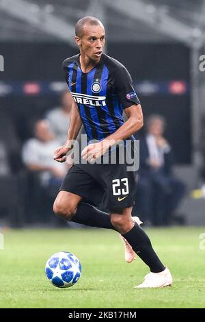 Miranda de l'Inter Milan lors du match du groupe B de l'UEFA Champions League entre l'Inter Milan et Tottenham Hotspur au Stadio San Siro, Milan, Italie, le 18 septembre 2018. (Photo de Giuseppe Maffia/NurPhoto) Banque D'Images