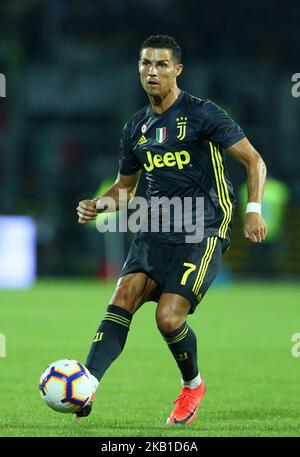 Frosinone / Juventus - série A Cristiano Ronaldo de Juventus au stade Benito Stirpe à Frosinone, Italie sur 23 septembre 2018 (photo de Matteo Ciambelli/NurPhoto) Banque D'Images