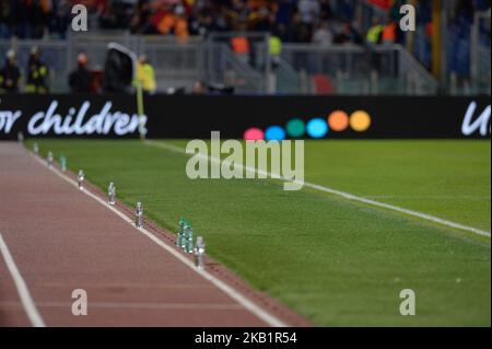 Le match de la Ligue des champions de l'UEFA G entre AS Roma et Viktoria Plzen au stade olympique le 02 octobre 2018 à Rome, en Italie. (Photo par Silvia Lore/NurPhoto) Banque D'Images