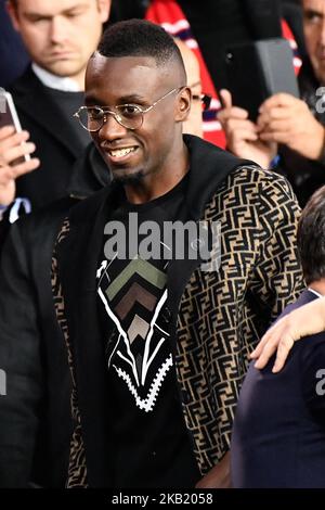 Blaise Matuidi participe au match de football français L1 entre Paris Saint-Germain (PSG) et l'Olympique de Lyon (OL) sur 7 octobre 2018 au stade du Parc des Princes à Paris. (Photo de Julien Mattia/NurPhoto) Banque D'Images