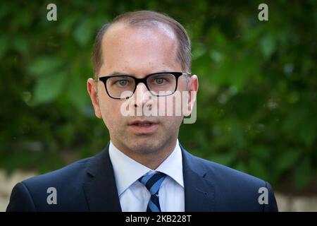 Michal Szczerba à Varsovie, Pologne, le 30 mai 2018 (photo de Mateusz Wlodarczyk/NurPhoto) Banque D'Images